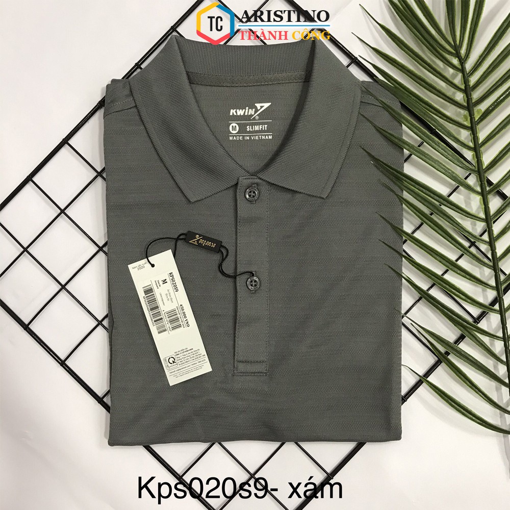 Áo Polo Nam Ngắn Tay KWIN do ARISTINO sản xuất - poly sợi rỗng siêu nhẹ mát– KPS020S9