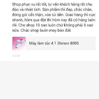 Máy làm tóc 4.1 Shinon 8005