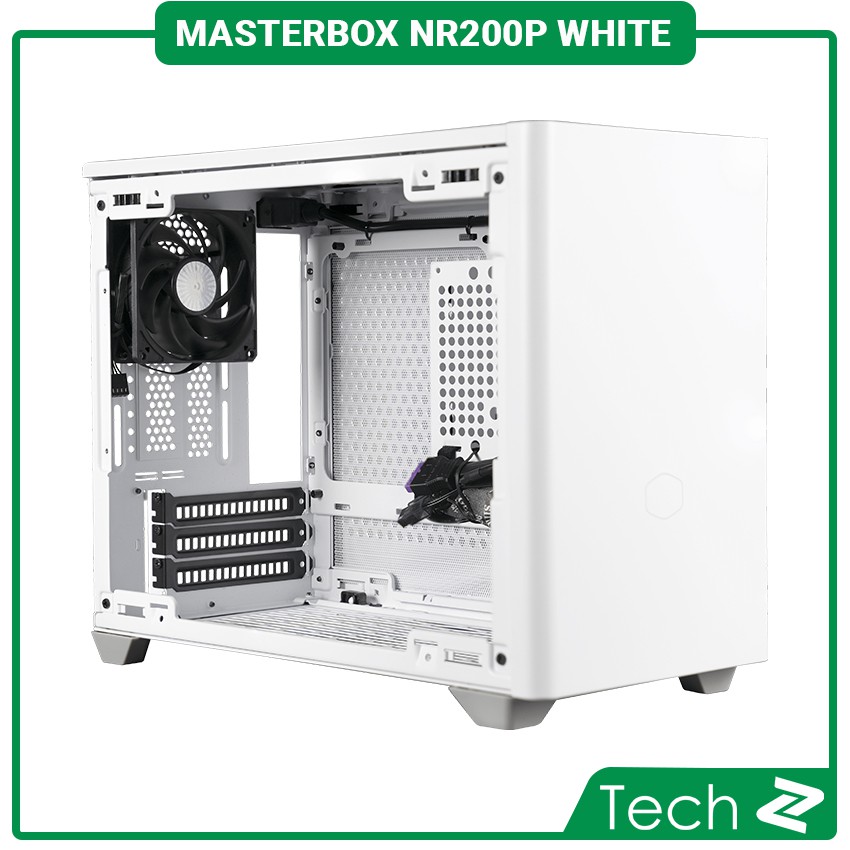 Vỏ case Cooler Master MasterBox NR200P White (Mini ITX Tower/Màu trắng)