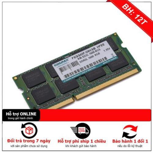 [BH12TH] Ram DDR3/DDR4 Laptop 8G/1600 4G/8G/2400 8G/2666 KINGMAX Chính hãng