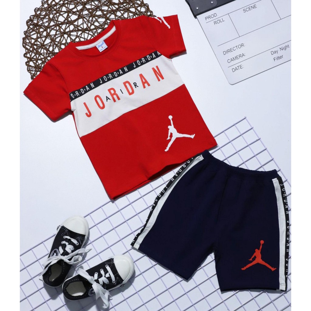 Bộ bé trai phong cách hiphop - M85 đỏ