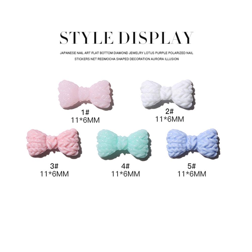 Phụ Kiện Trang Trí Móng Tay Hình Nơ Xinh Xắn DIY