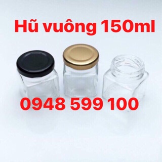 COMBO 10 BỘ HŨ HUÔNG THUỶ TINH 150ML NẮP THIẾC