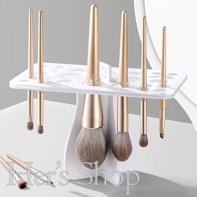 Giá Phơi Cọ Trang Điểm 26 Ô Tròn Tiện Dụng Có Thể Gấp Gọn Tiện Dụng