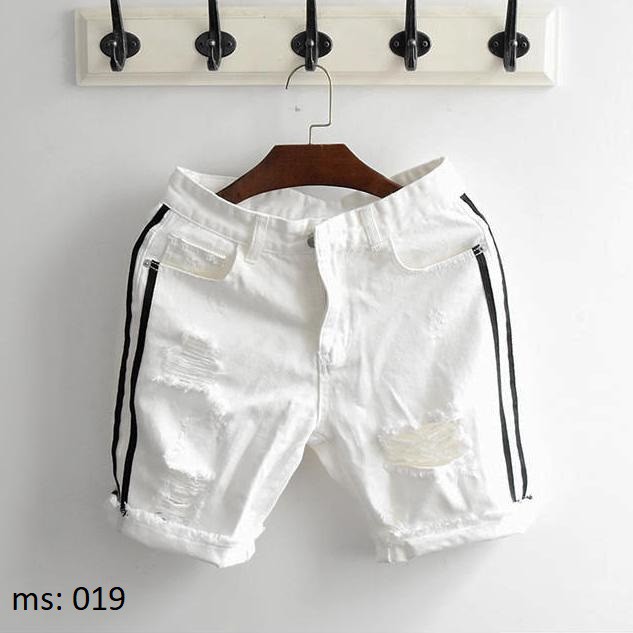 Quần short jeans đen nam rách | BigBuy360 - bigbuy360.vn