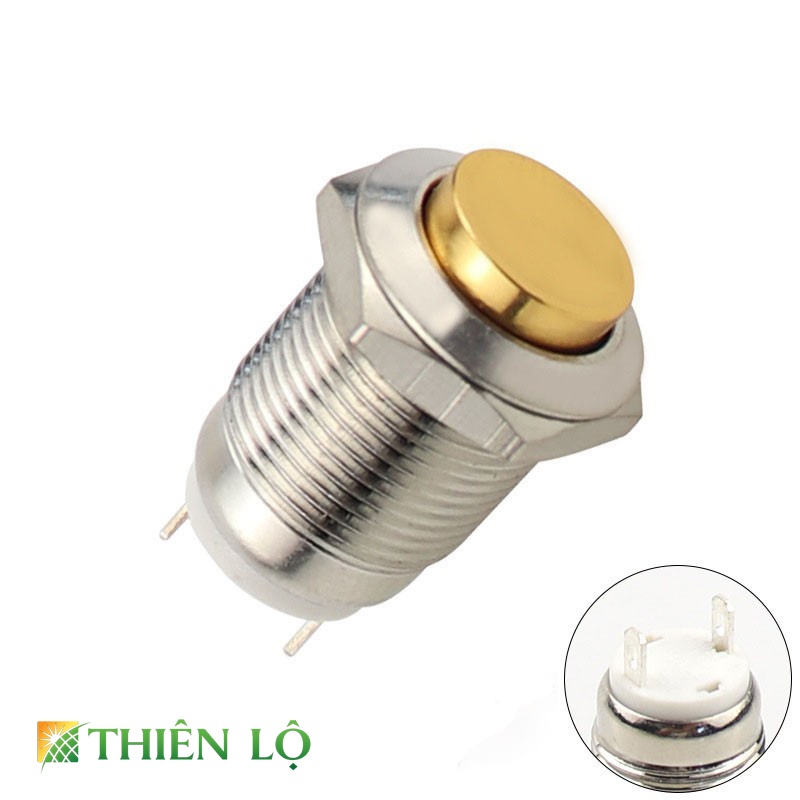 Công tắc Inox chống nước 12mm chuyên dùng cho xe máy cao cấp - Sản phẩm cao cấp của Thiên Lộ