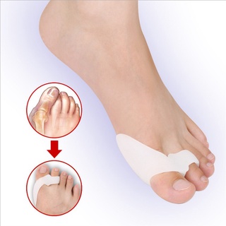 2 Miếng silicon định hình bảo vệ ngón chân, chống nghiên vẹo xương ngón chân cái chống chai chân