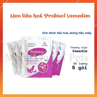 Combo 10 gói Men tiêu hoá Vemedim Probiotics, Kích thích tiêu hoá, phòng tiêu chảy, tăng đề kháng - Gói 5g