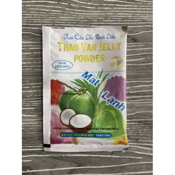 Rau câu dẻo gói lẻ các loại - 1 gói