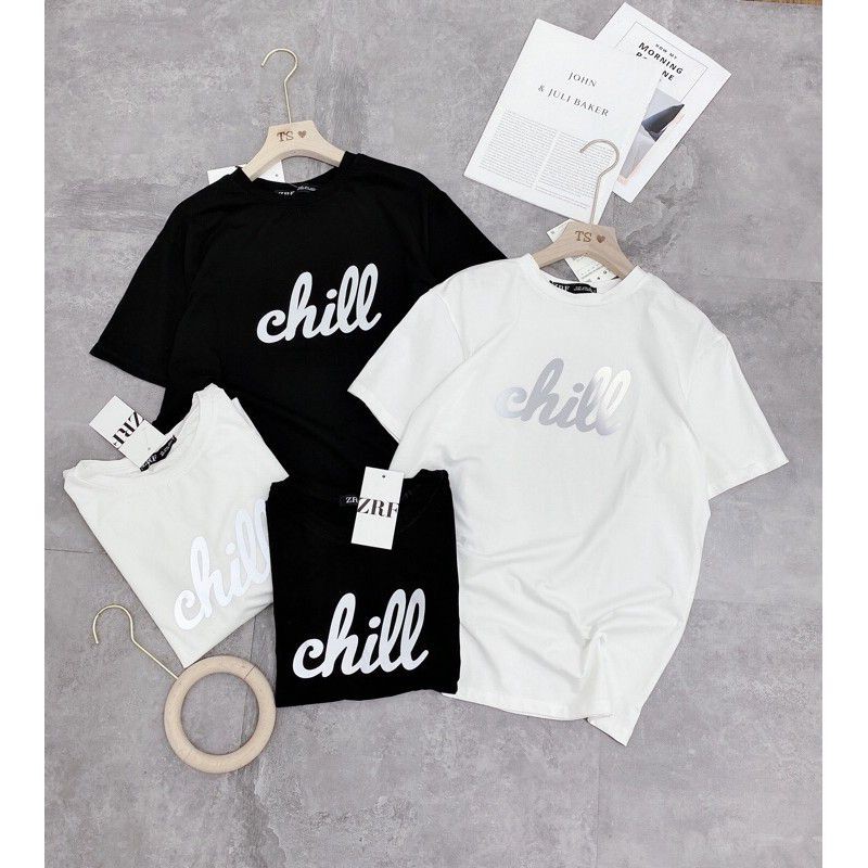 Áo đôi CHILL PHẢN QUANG SIÊU HOT. ĐỦ MỌI SIZE