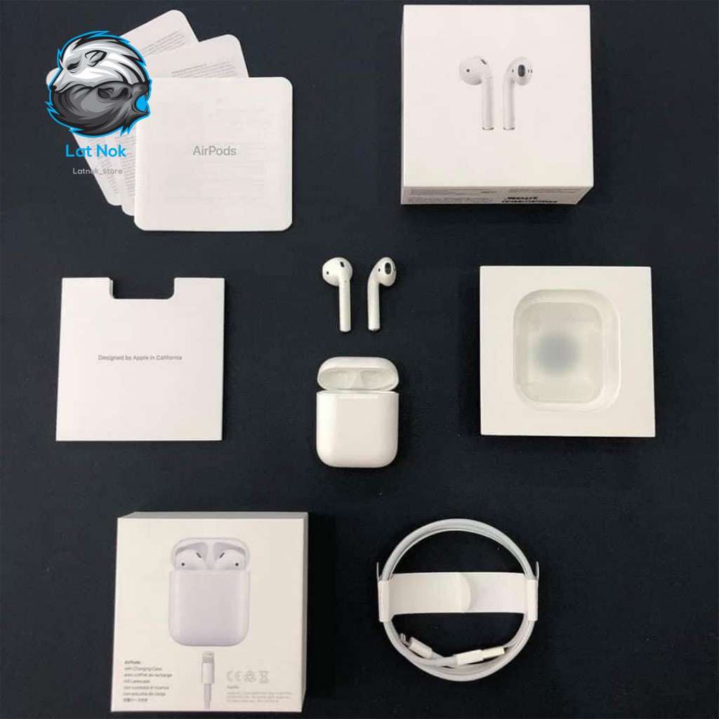 [ BÁN VÌ ĐAM MÊ ] Tai nghe Airpods2 hổ vằn 1562M check setting, tự động kết nối khi mở nắp, định vị, đổi tên