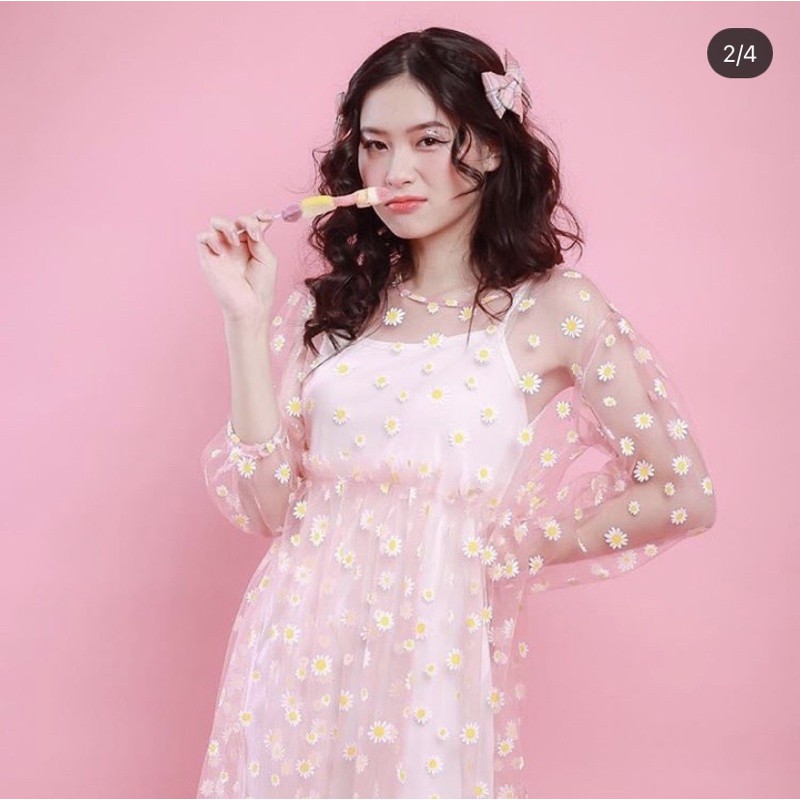 [Mã FAGREEN1505 giảm 10% tối đa 30K đơn 99K] VÁY ĐI CHƠI/CHỤP LOOKBOOK - BABY DAISY DRESS - VÁY HOA CÚC - V0057 | BigBuy360 - bigbuy360.vn