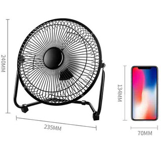 [ HOT ] Quạt để bàn mini cắm cổng USB 8inch