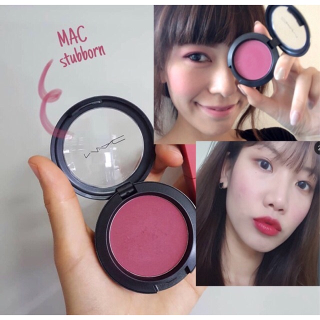 Má hồng Mac Pro Longwear Blush Stubborn/ Whole lotta Love | BigBuy360 - bigbuy360.vn
