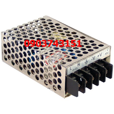 Bộ nguồn tổ ong 24VDC MEANWELL RS-25-24(25W/24V/1A)