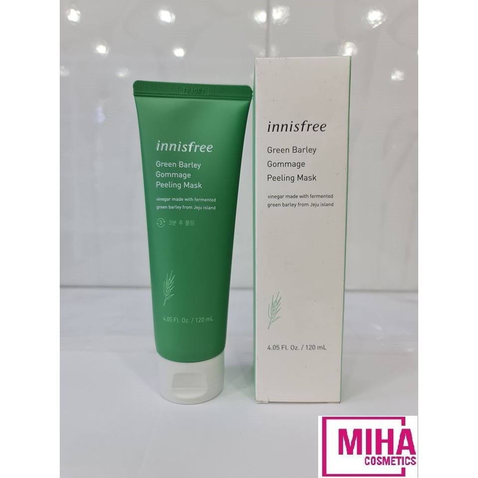 Mặt Nạ Tẩy Tế Bào Chết Innisfree Green Barley Gommage Peeling Mask 120ml Hàn Quốc