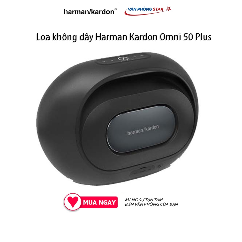 Loa không dây Harman Kardon Omni 50 Plus Kết nối Bluetooth, Aux-in, Wi-Fi Công suất 100W Chống nước IPX5