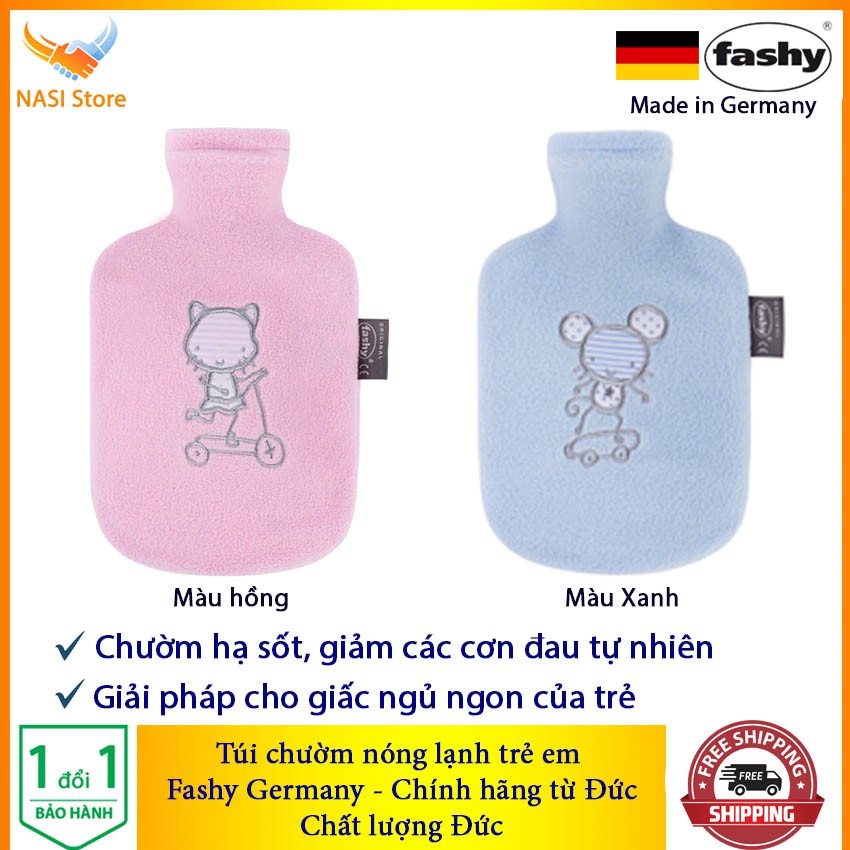 [Chính Hãng] Túi Chườm Nóng Lạnh Fashy Trẻ Em (nhập khẩu từ Đức) - túi chườm hạ sốt hình thú