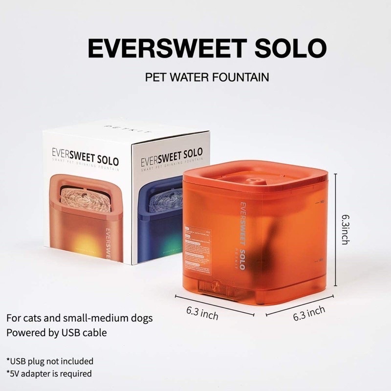 Máy lọc nước PETKIT EVERSWEET SOLO cho thú cưng