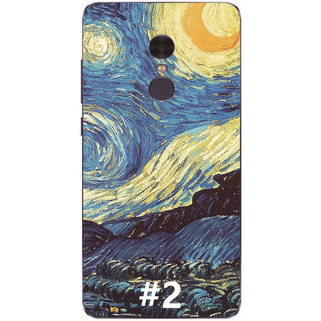 Ốp lưng điện thoại mềm Van Gogh Starry Sky dành cho Xiaomi Redmi Note4/Note 4X/Note 5 Pro
