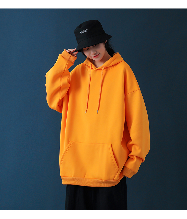 (FREESHIP + ẢNH THẬT) ADHD0001 Áo hoodie tay dài dáng dài rộng màu trơn phong cách Hàn Quốc thả ga lựa chọn