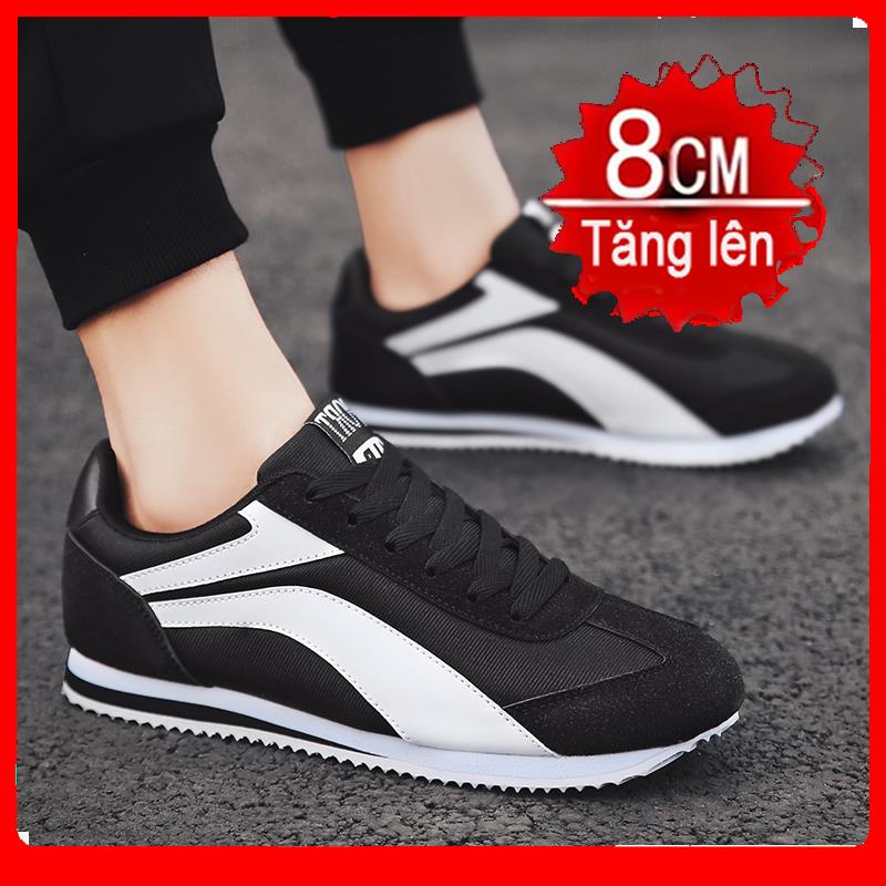 ۩Giày nam thời trang mới 2021, giày tăng chiều cao 8cm