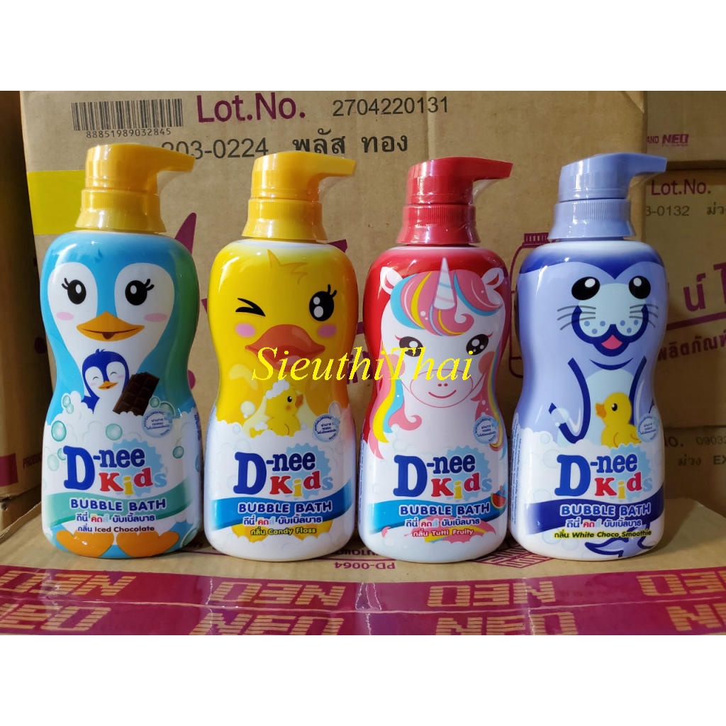 Sữa Tắm Dnee Kids hình Thú vui nhộn toàn Thân Cho Bé chai 400ML