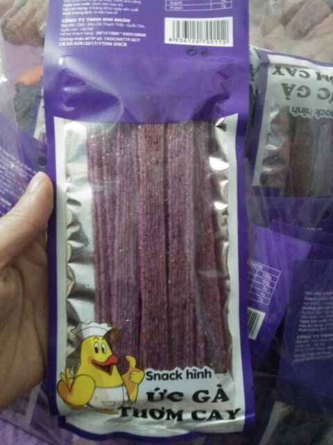 1 bịch 30 gói ức gà thơm cay