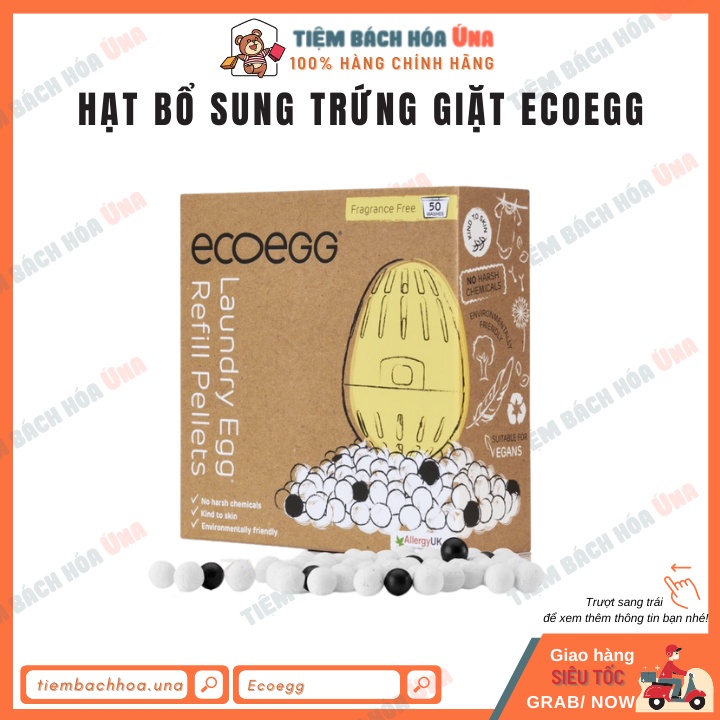 Hạt bổ sung trứng giặt Ecoegg - Sản phẩm thân thiện môi trường