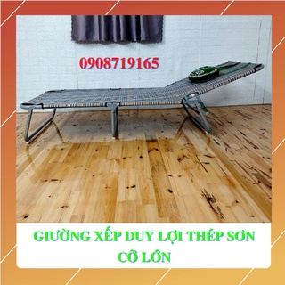 Ghế-giường xếp duy lợi thép sơn cỡ lớn