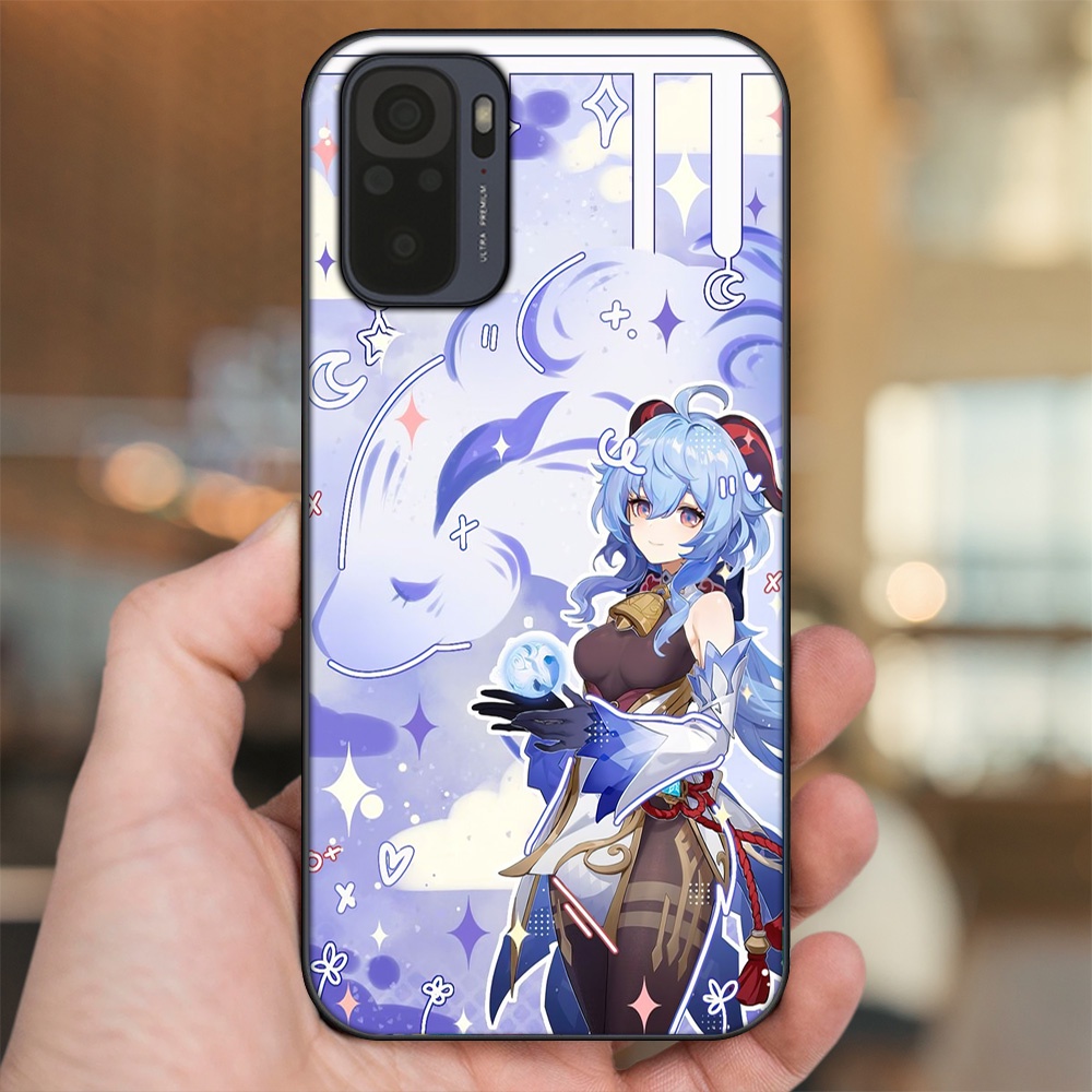 Ốp lưng Xiaomi Redmi Note 10, Note 10s viền đen in hình Ganyu Genshin Impact