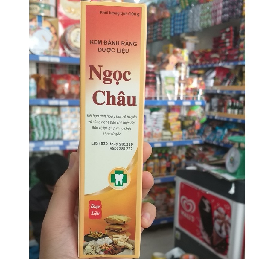 Kem đánh răng dược liệu Ngọc Châu