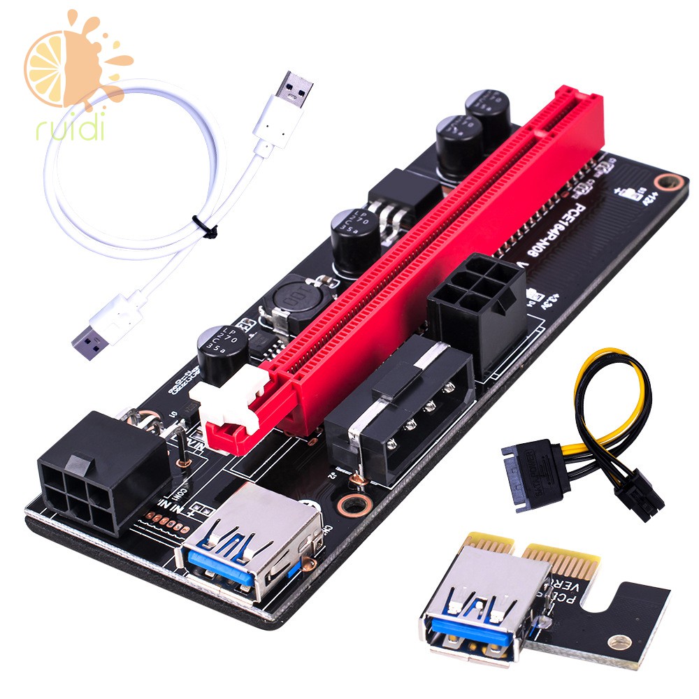 Card Đồ Họa Pci-E Riser 009s 16x Với Cổng Usb 3.0 chất lượng cao | BigBuy360 - bigbuy360.vn