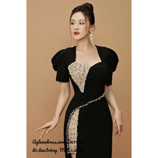 Đầm dạ hội tay con kết pha lê