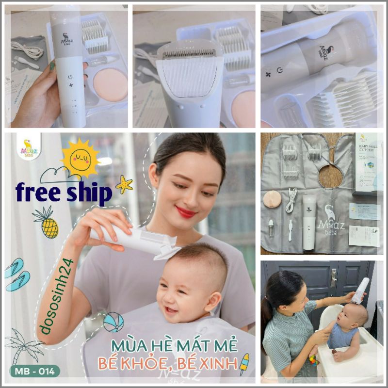 MB-014. TÔNG ĐƠ CẮT TÓC HÚT TÓC CON CHO BÉ MOAZ BEBE