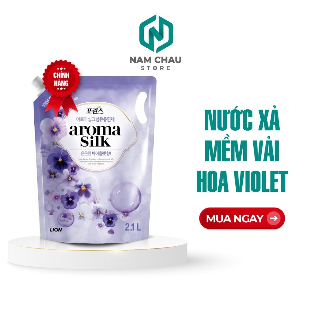 Namchaustore - Nước Xả Làm Mềm Vải Aroma Hàn Quốc_Tinh Chất Hoa Violet