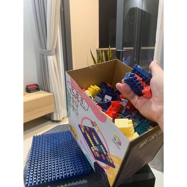 BỘ Lắp ghép 520 CHI TIẾT  🧬520 chi tiết - Hàng nặng 1.1kg nhé. Ko phải loại mỏng