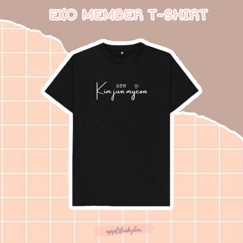 Exo MEMBER TSHIRT || Áo thun Exo thời trang năng động