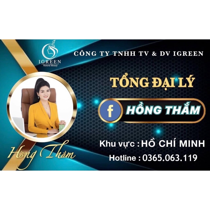 Serum IGREEN căng bóng, mịn màng