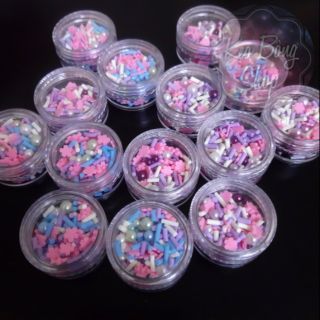 Cốm trộn trang trí resin, shaker, đất sét…