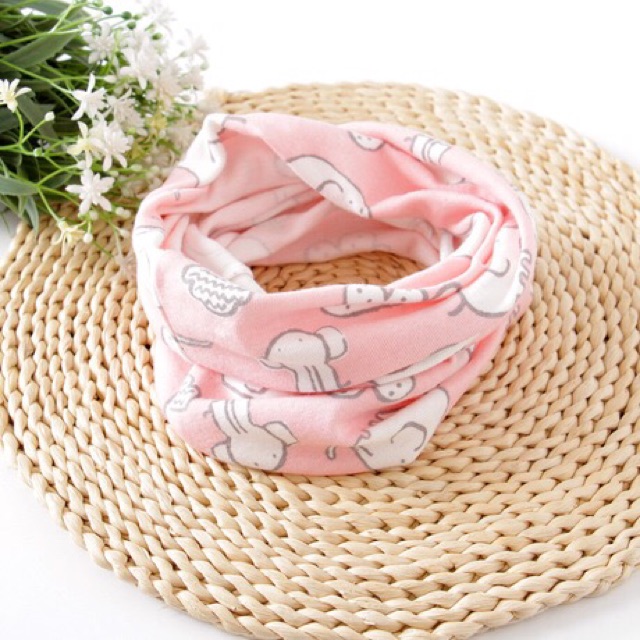 Khăn ống cotton đa năng khăn ống nỉ ấm khăn quàng cổ khăn ống cotton hoặc nỉ dày ấm cho bé