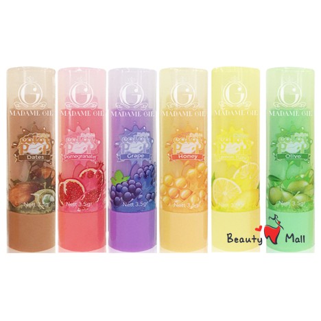 (hàng Mới Về) Son Dưỡng Môi Chiết Xuất Trái Cây Màu Sắc Tươi Tắn Thương Hiệu Madame Gie | BigBuy360 - bigbuy360.vn