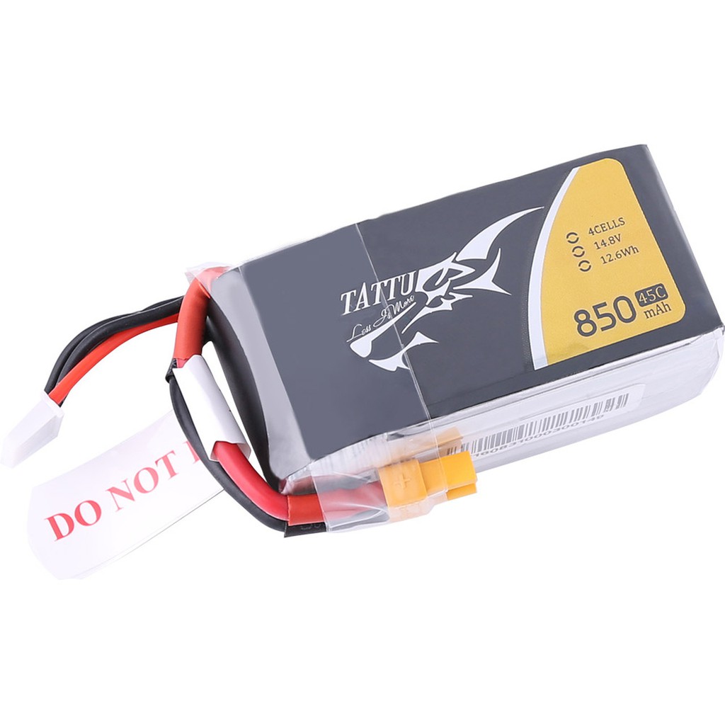 Pin TATTU 4S 14.8V 850 mAh 45C * TẶNG 1 ĐÈN LED, GIÁ TẠI KHO TỐT-NHẤT VIỆT NAM*