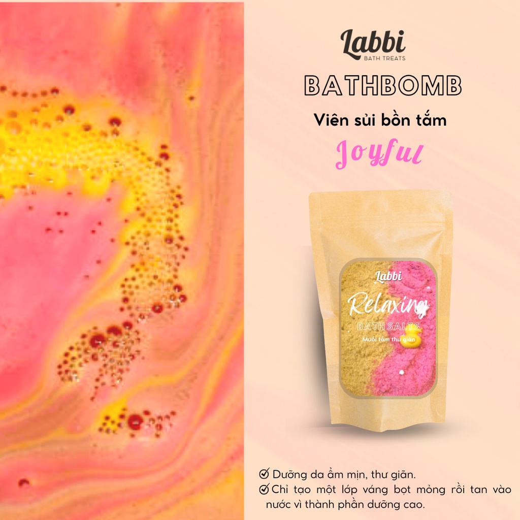 JOYFUL [Labbi] Relaxing Bath Salt / Muối thư giãn dưỡng da