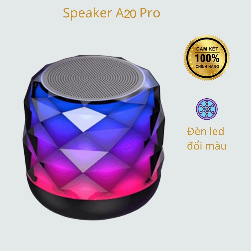 Loa Bluetooth Speaker A20 Pro , Loa đổi màu tuyệt đẹp, Hàng chính hãng