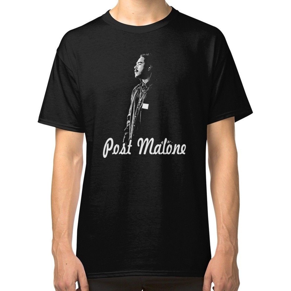 Áo thun nam Post Malone 100% Cotton Đồ thể thao sinh nhật