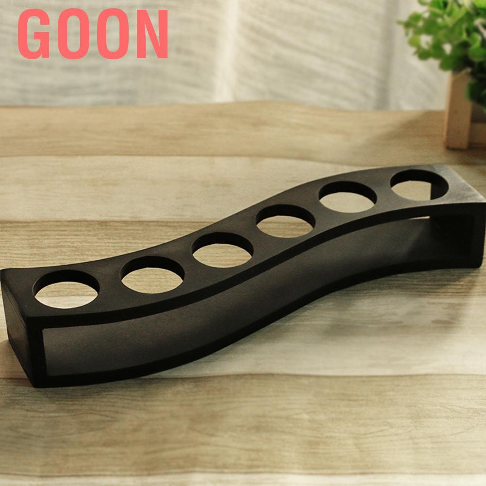 Goon kệ gỗ 6 Ngăn Trưng Bày Ly Rượu Vang Tiện Dụng