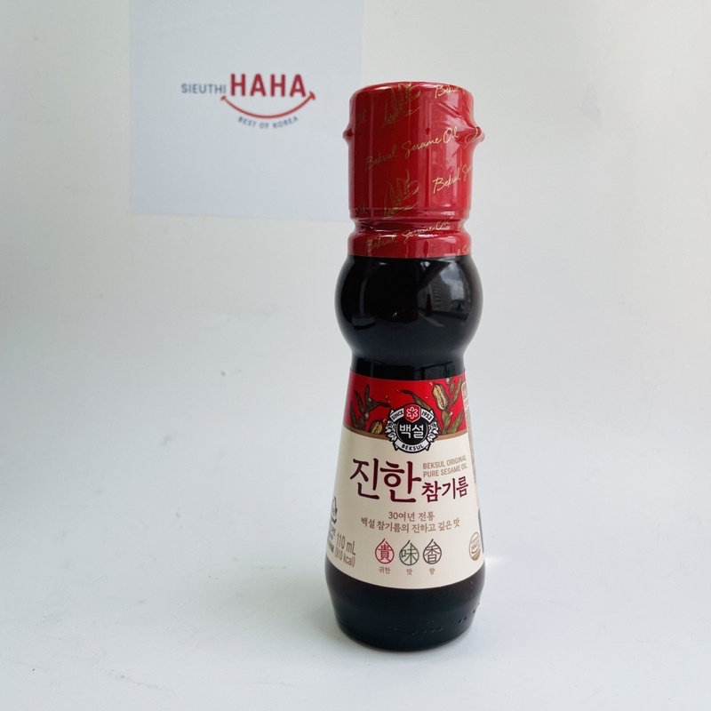 Dầu mè hàn quốc BEKSUL ORIGINAL PURE SESAME OIL 110ml