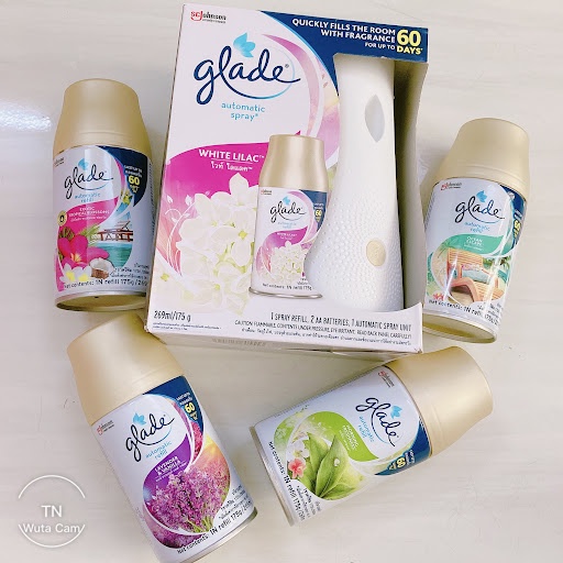 GLADE Xịt thơm phòng tự động Hương Lavender 175g