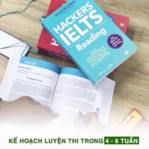 Lẻ/Combo Sách Hackers IELTS (Reading+Listening+Writing+Speaking) kèm giải thích đáp án và hướng dẫn tự nâng band điểm | BigBuy360 - bigbuy360.vn